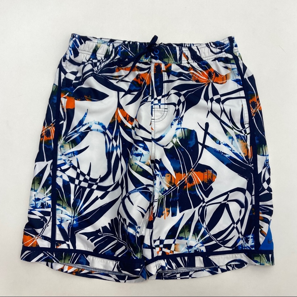 Nike Mens Unlined Floral Swim Shorts Size L